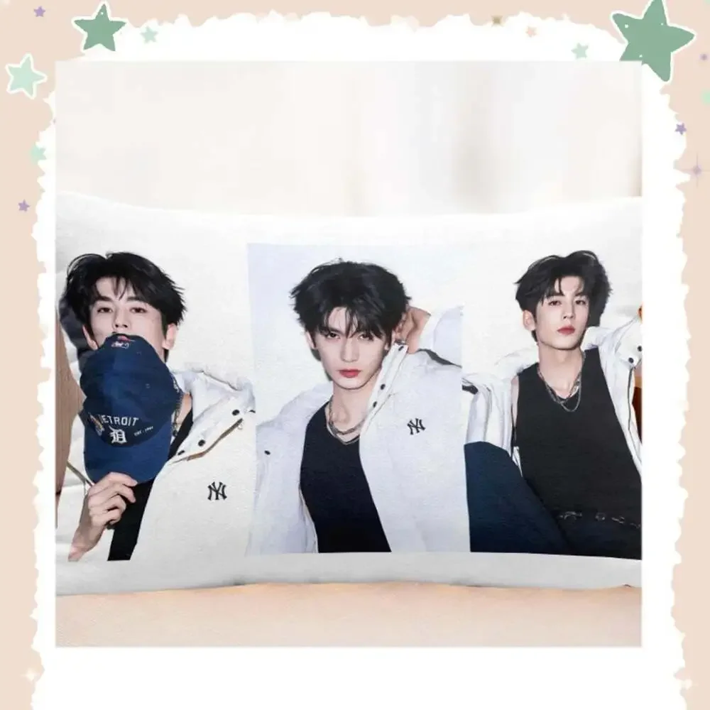 free US fast shipping Zhang Linghe Pillowcase,Star Photo Pillow Cover, Single Be